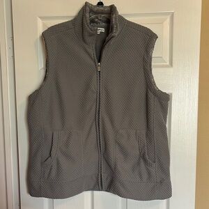 Telluride Clothing Co women’s gray full zip vest size 2X